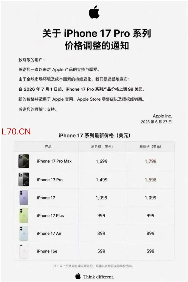 不等18了！怕iPhone涨价的用户已紧急换新：直接下单iPhone 17 Pro Max