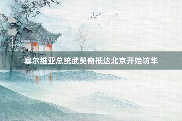 塞尔维亚总统武契奇抵达北京开始访华